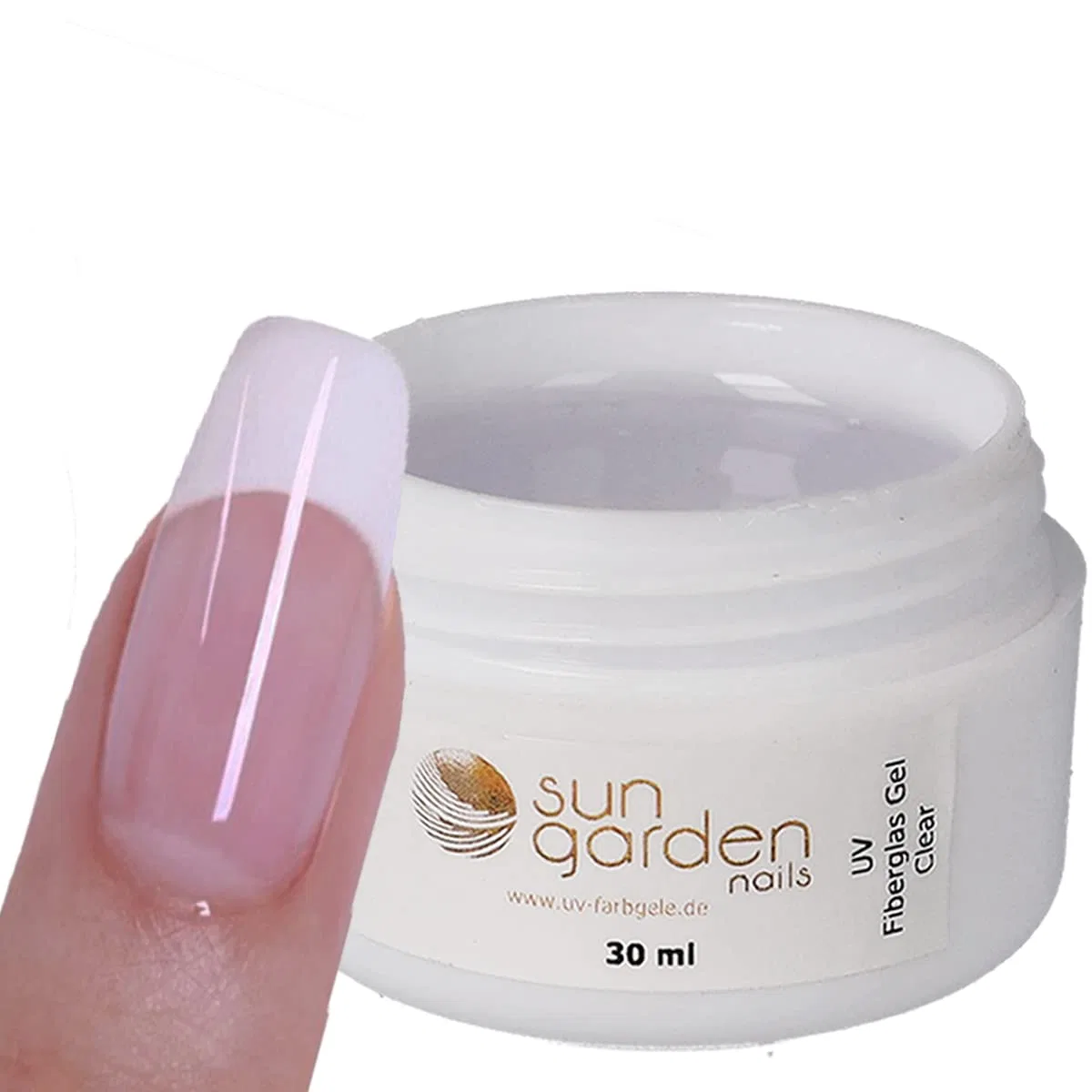 Прозрачный УФ гель для наращивания ногтей Sun Garden Nails, 30 мл Sun Garden Nails — фото 4