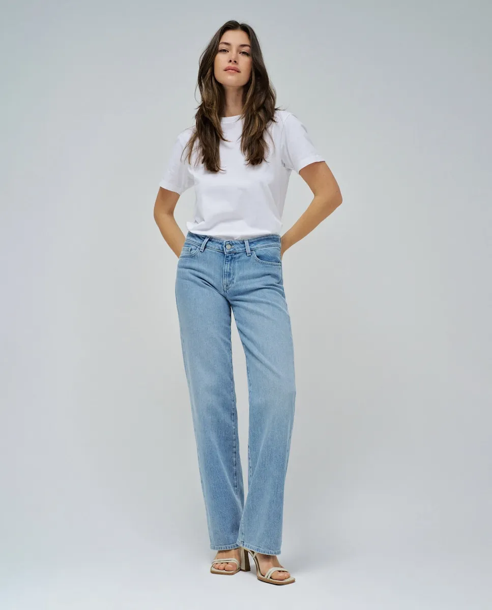 

Женские прямые джинсы с низкой посадкой Salsa Jeans, голубой