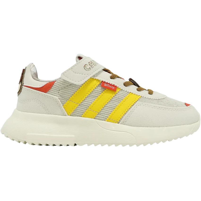 Adidas Originals Disney x Retropy F2 низкие детские повседневные кроссовки бежевый желтый — фото 3