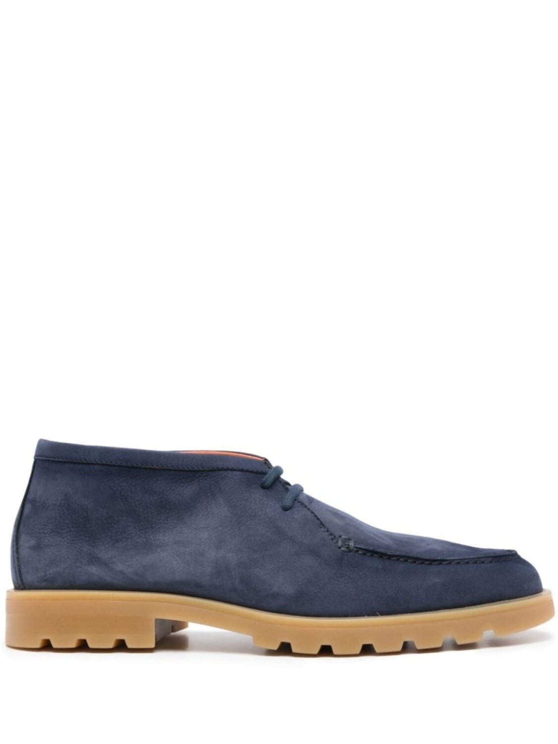 

Santoni замшевые ботинки-пустыни, синий
