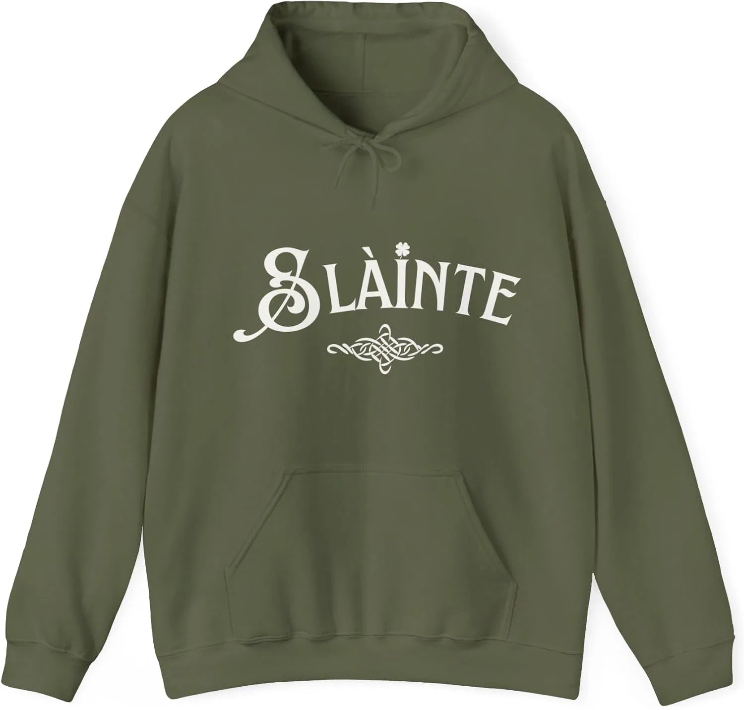 Толстовка Sláinte с кельтским рисунком | Толстовка ко Дню Святого Патрика