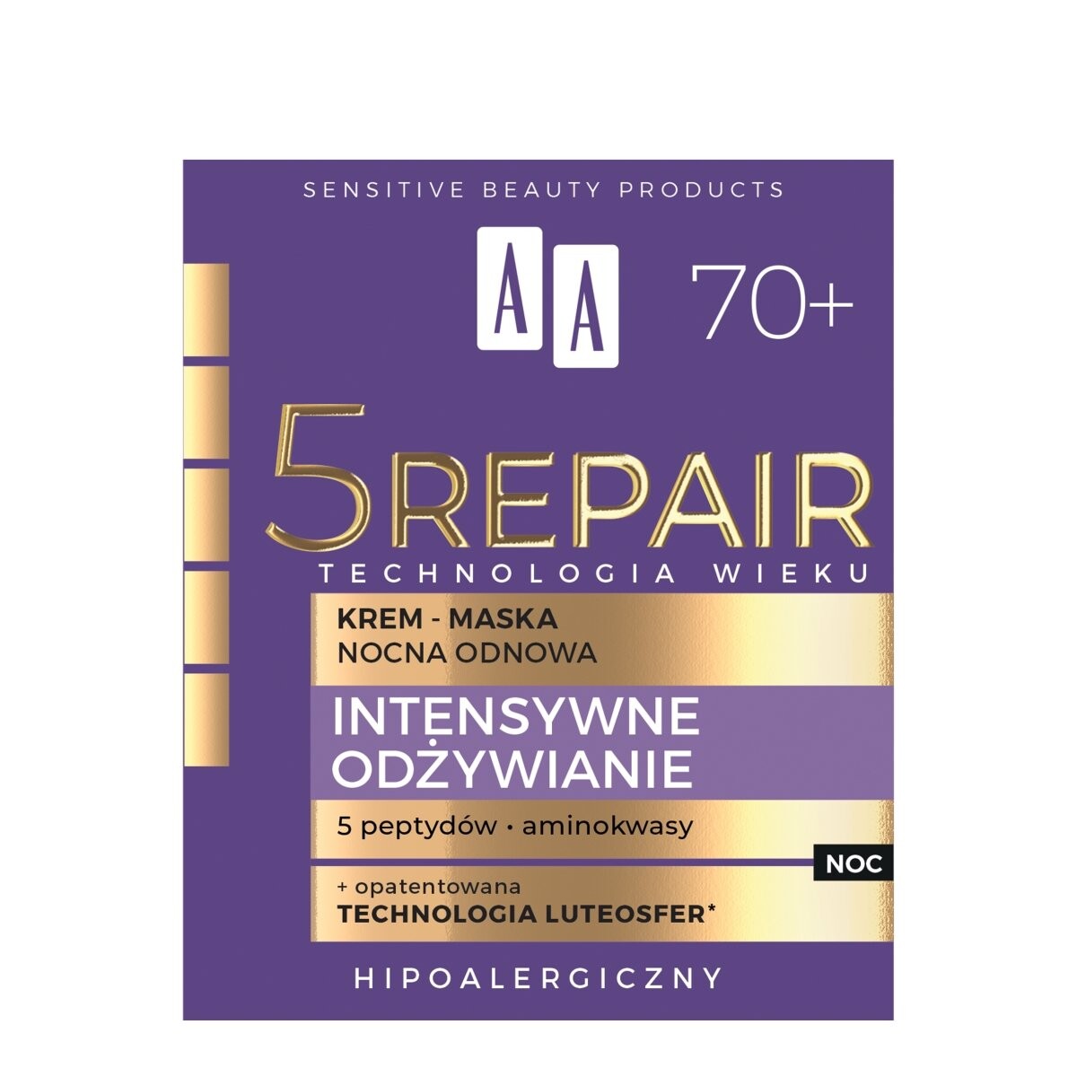 

AA AGE TECHNOLOGY 5REPAIR 70+ Intensiv Nutrition, Крем-маска ночная реконструкция, 50мл