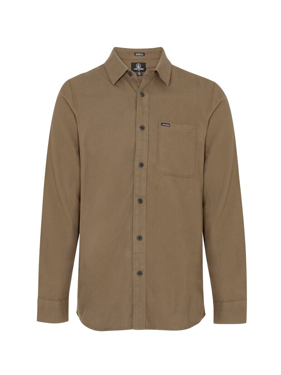 

Повседневная рубашка Volcom Regular fit Button Up Shirt Caden Solid, оливковый