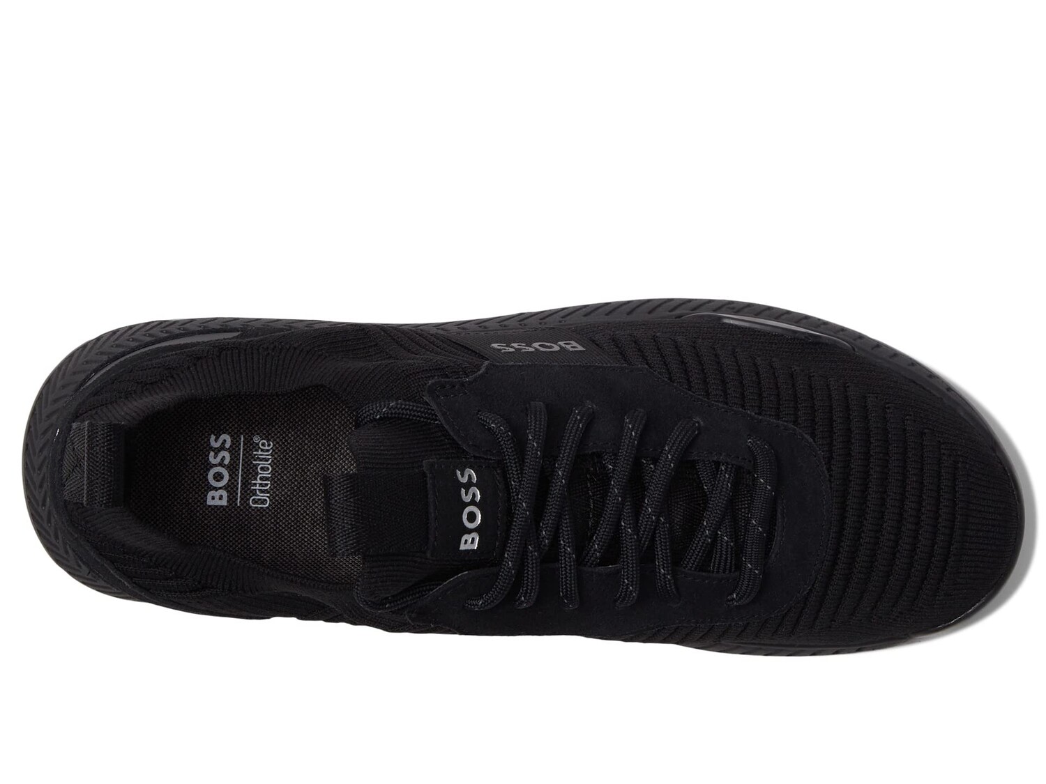 

Кроссовки BOSS Titanium Nylon Runners, черный