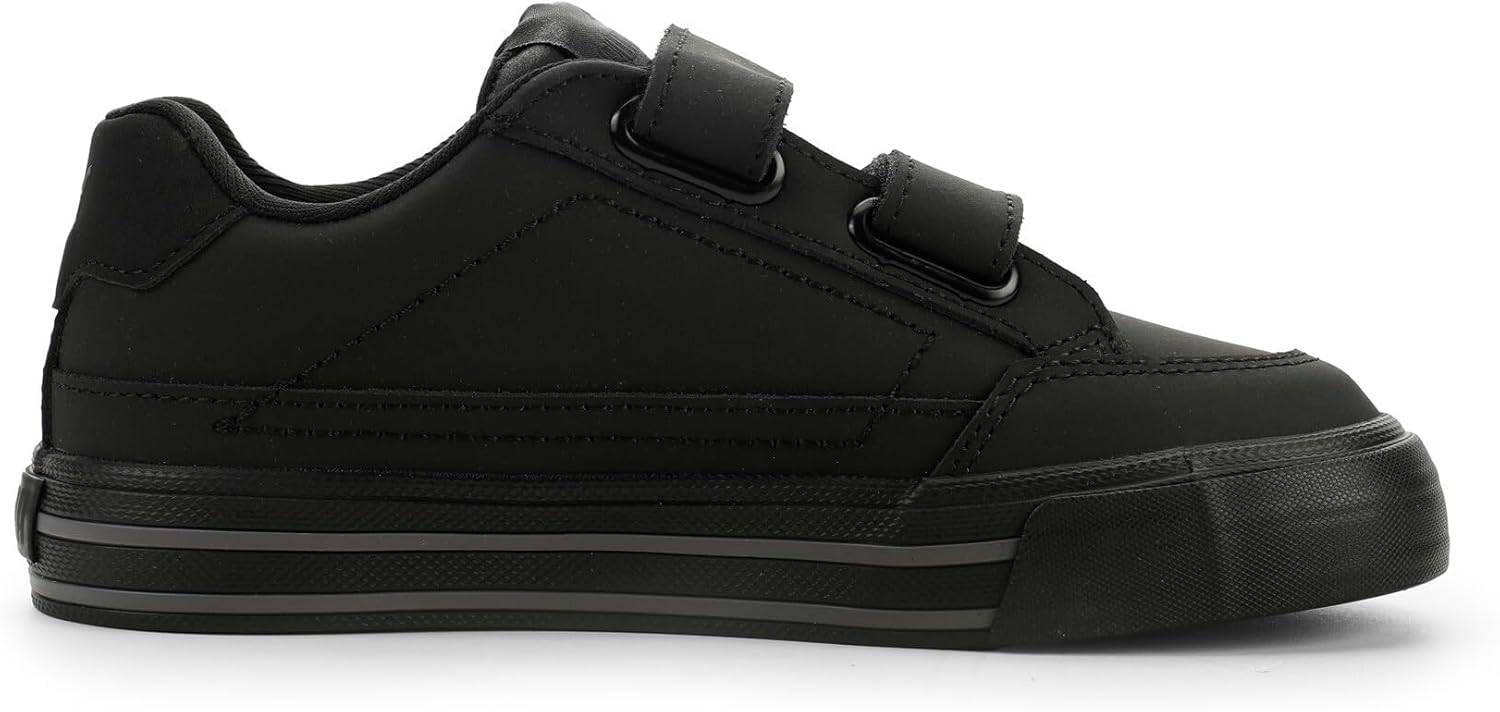 Детские кроссовки PUMA Suede с двумя застежками, черный/серый/темно-серый — фото 4