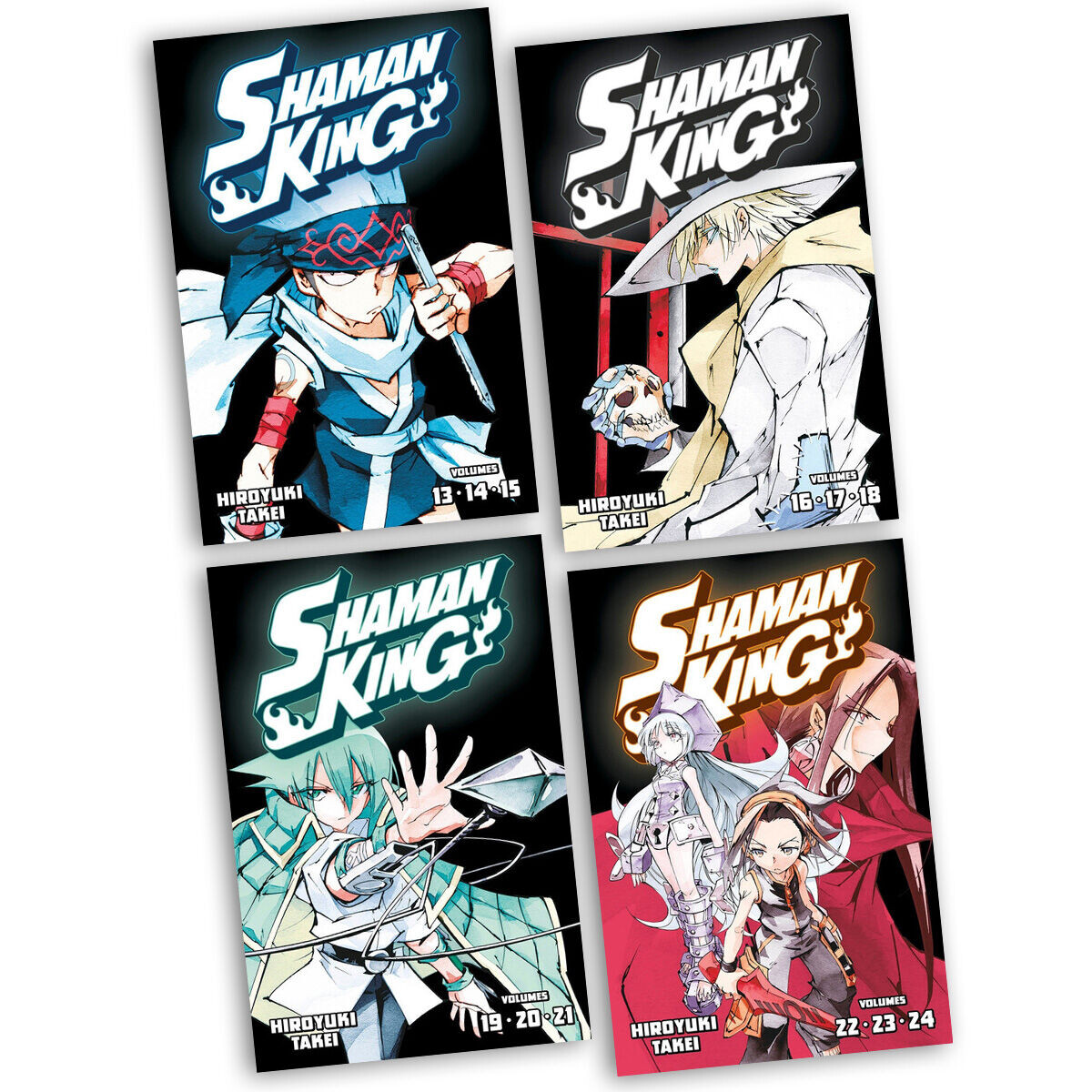 

Манга Shaman King Manga Omnibus (5-8) Bundle