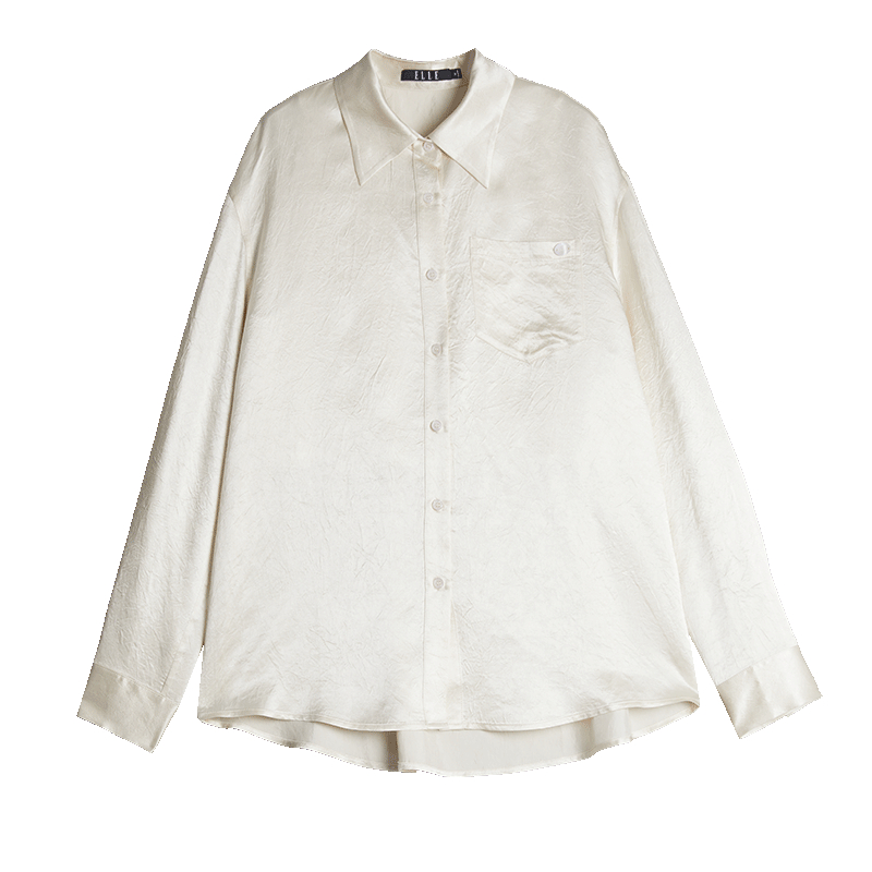 

ELLE Рубашка Women's Apricot Lapel