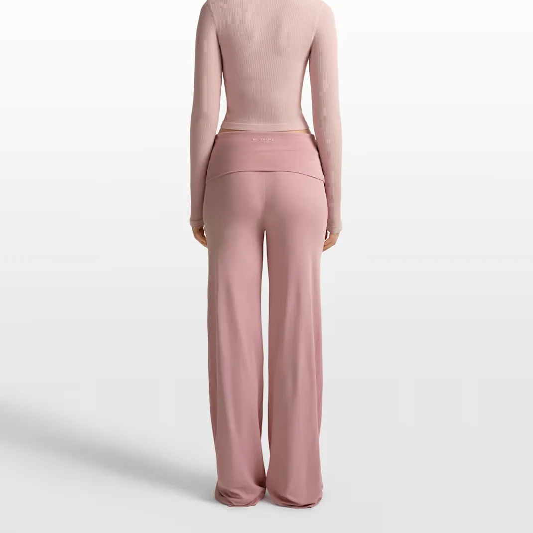 Широкие брюки SKIMS Stretch Knit Nike, NSKM Swertia — фото 3