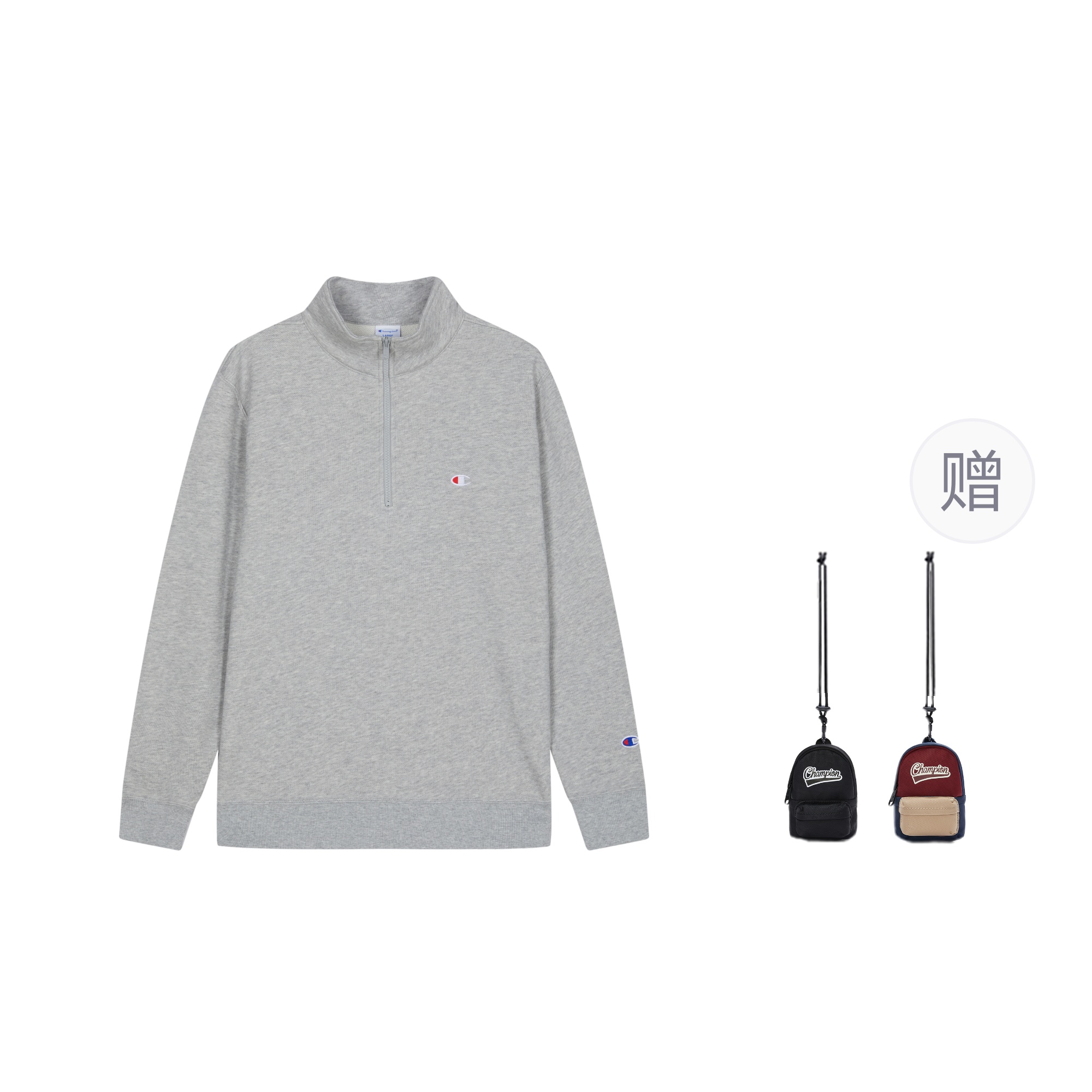 

Унисекс свитшот Champion, серый