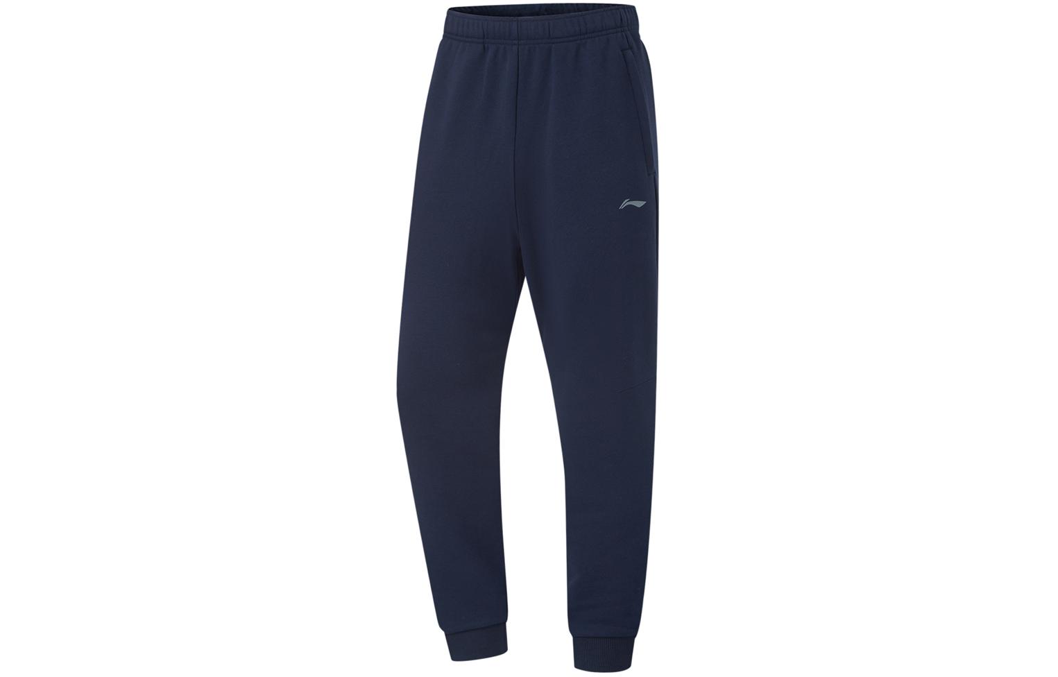 

Тренировочные штаны LiNing Fitness Series тёмно-морского синего цвета