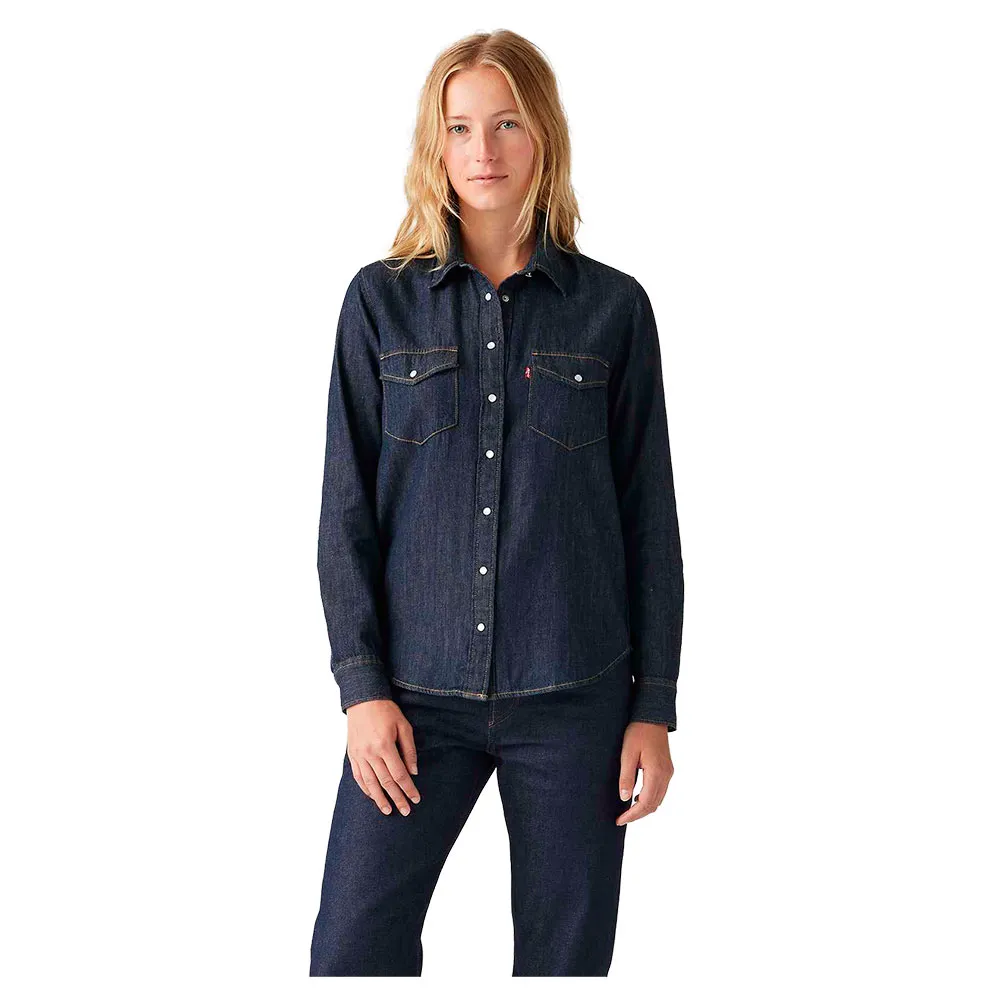 

Рубашка с длинным рукавом Levi's Iconic Western, синий