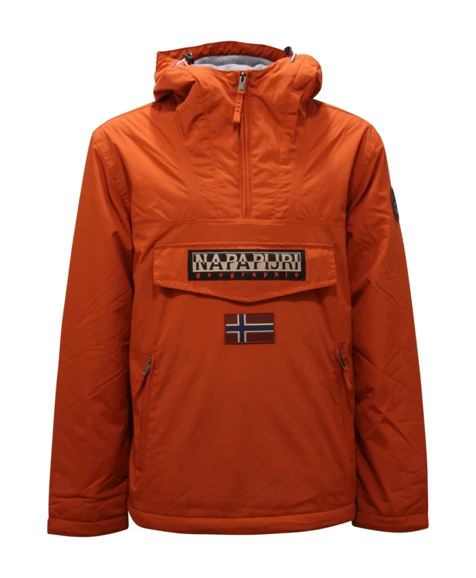 

Оранжевая куртка с карманом в стиле тропического леса Napapijri, оранжевый