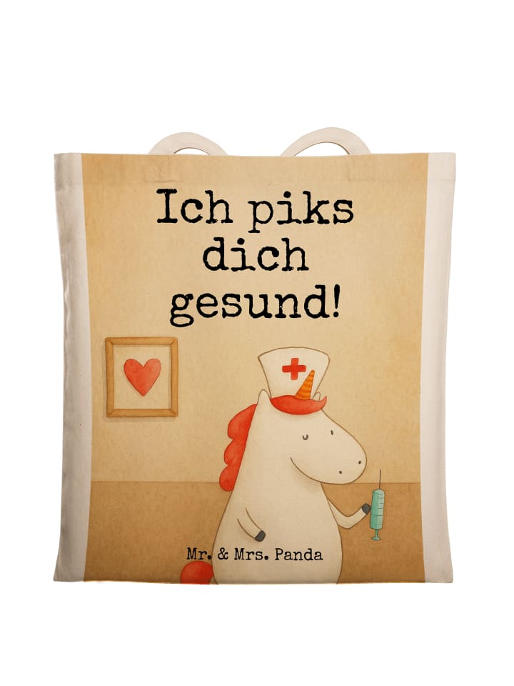 

Mr. & Mrs. Panda Школьная сумка с дизайном "Медсестра-единорог" белого цвета