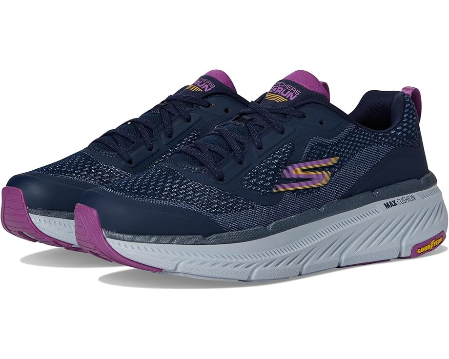 Кроссовки SKECHERS Max Cushioning Premier 2.0, цвет Navy/Purple