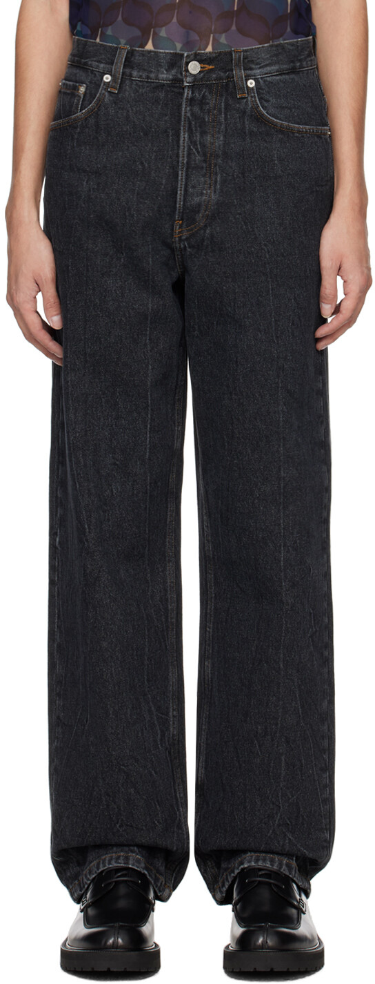 

Черные джинсы с пятью карманами Dries Van Noten, цвет Black