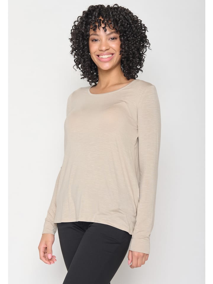 

GreenBomb Лонгслив Mind Basic in Kaffee Latte