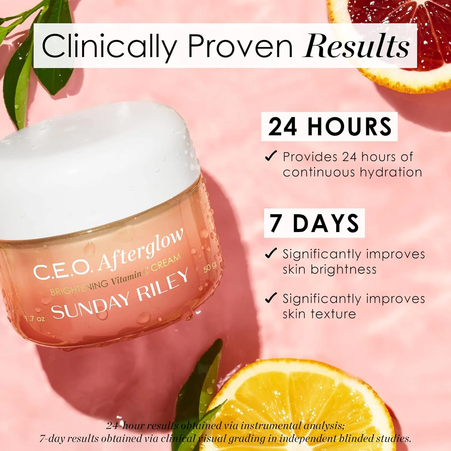 Сыворотка Sunday Riley — Увлажняющий CEO Afterglow Brightening Vitamin C Cream ( .), 14.8 мл — фото 3