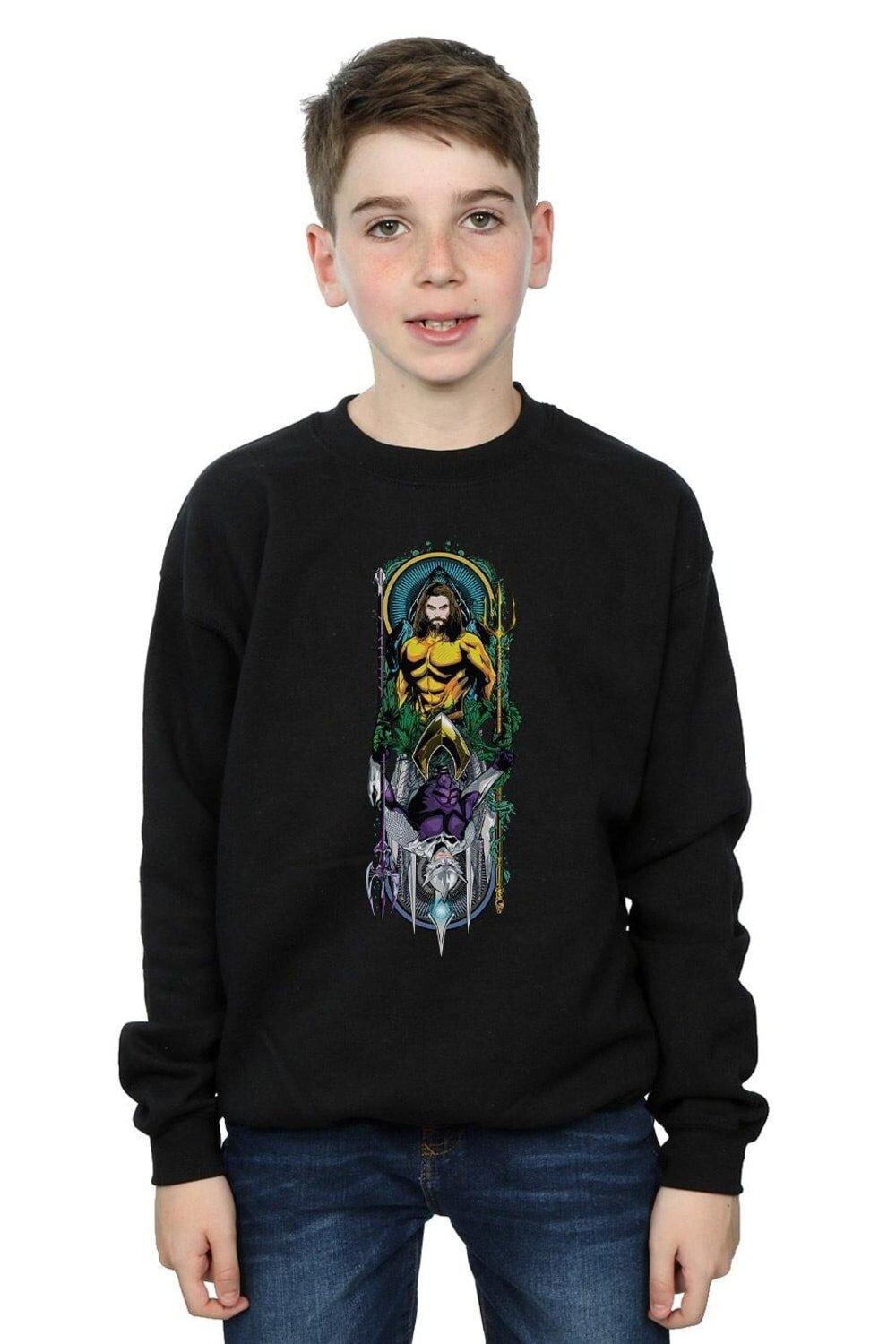 

Толстовка Aquaman Ocean Master DC Comics, черный