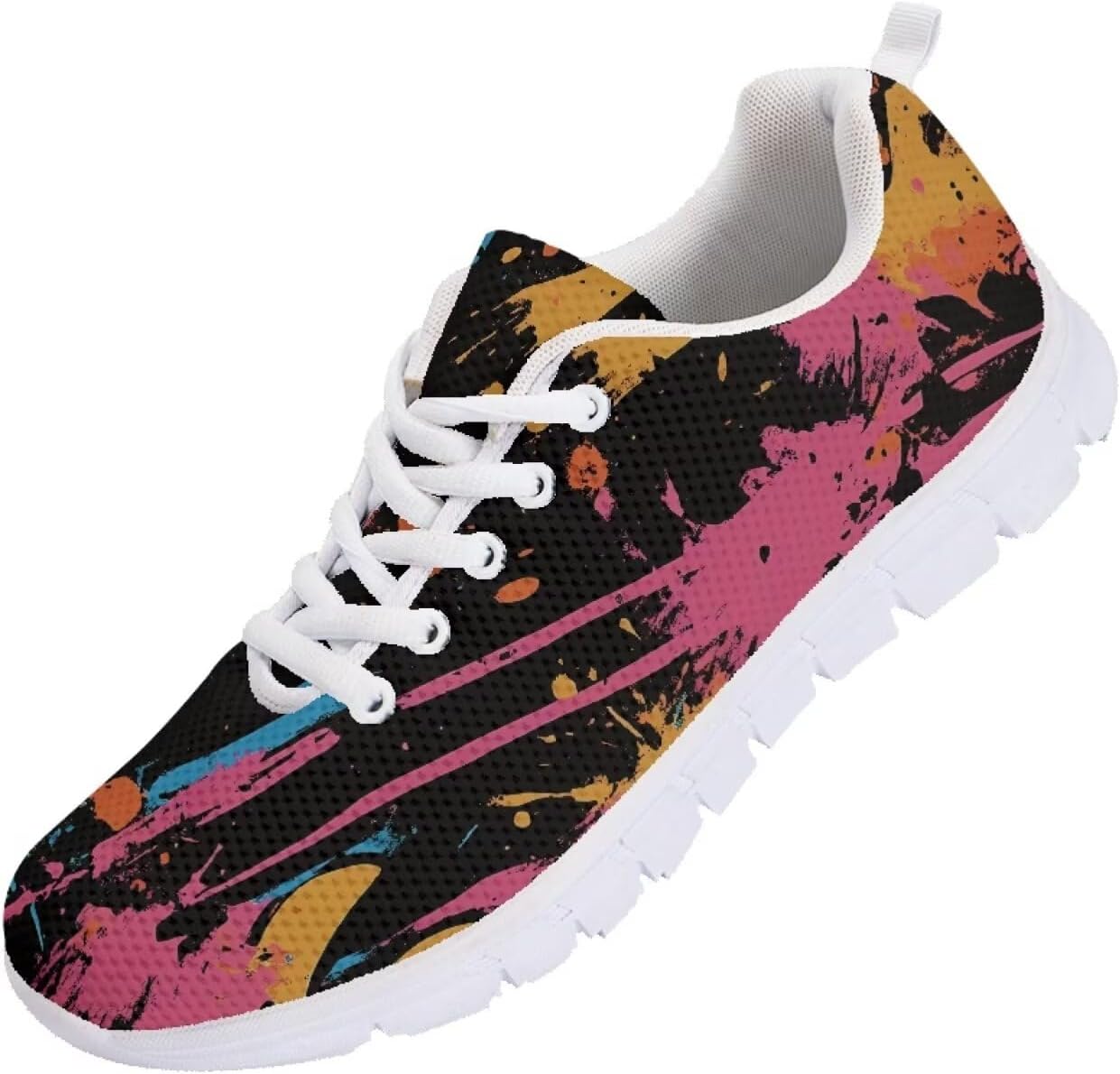 

Мужские кроссовки Funnydude с цветочным принтом, осенние, удобные, дышащие, для тенниса и тренировок, Tie Dye