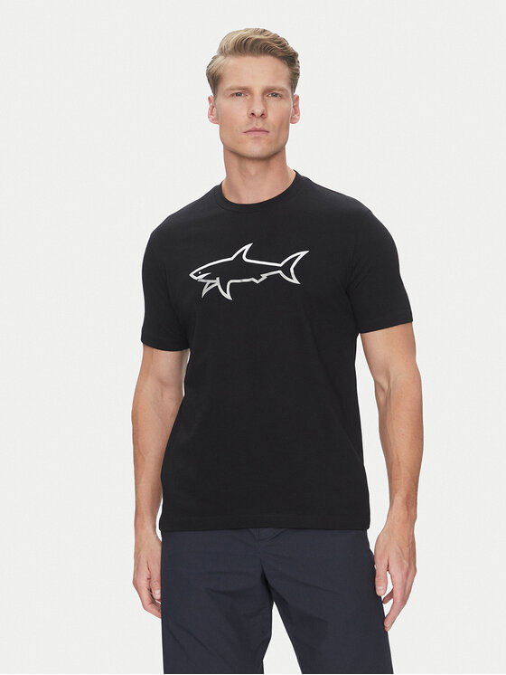 

Футболка обычного кроя 25411078 Paul&Shark, черный