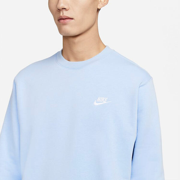 Рубашка sportswear club fleece 'cobalt bliss' Nike, синий — фото 3