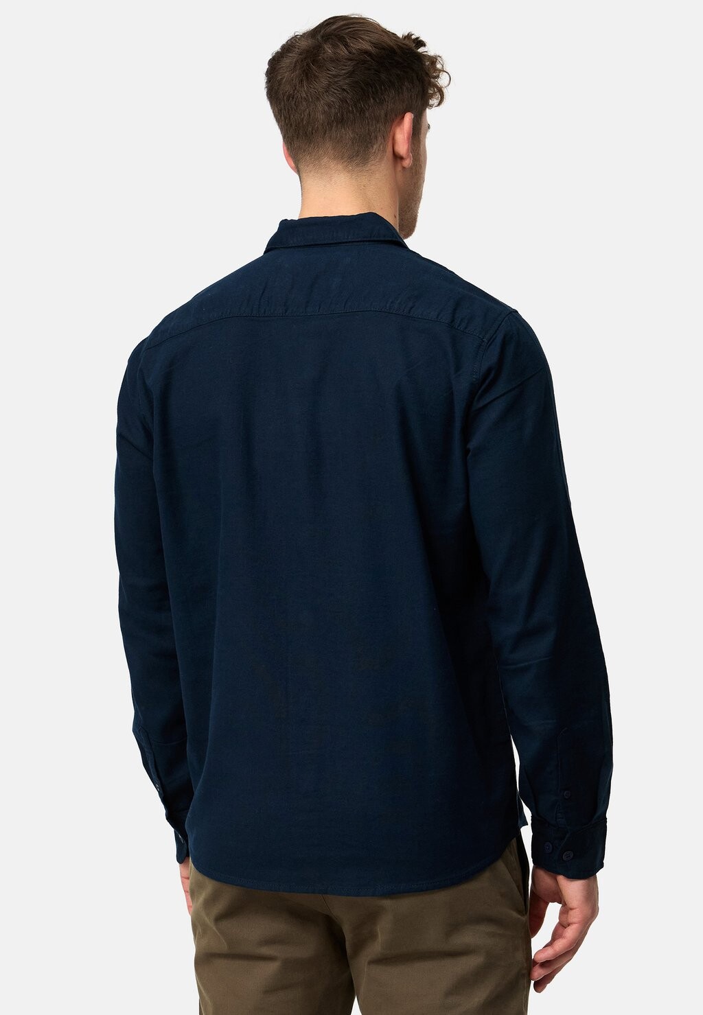 

Рубашка LANGARM INSVILLE INDICODE JEANS, темно-синий