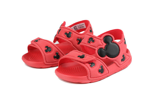 Сандалии x disney m&m altaswim i повседневные красные сандалии Adidas, розовый — фото 3