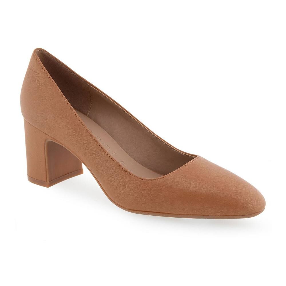 

Женские кожаные модельные туфли Aerosoles Minetta, цвет Tan Leather
