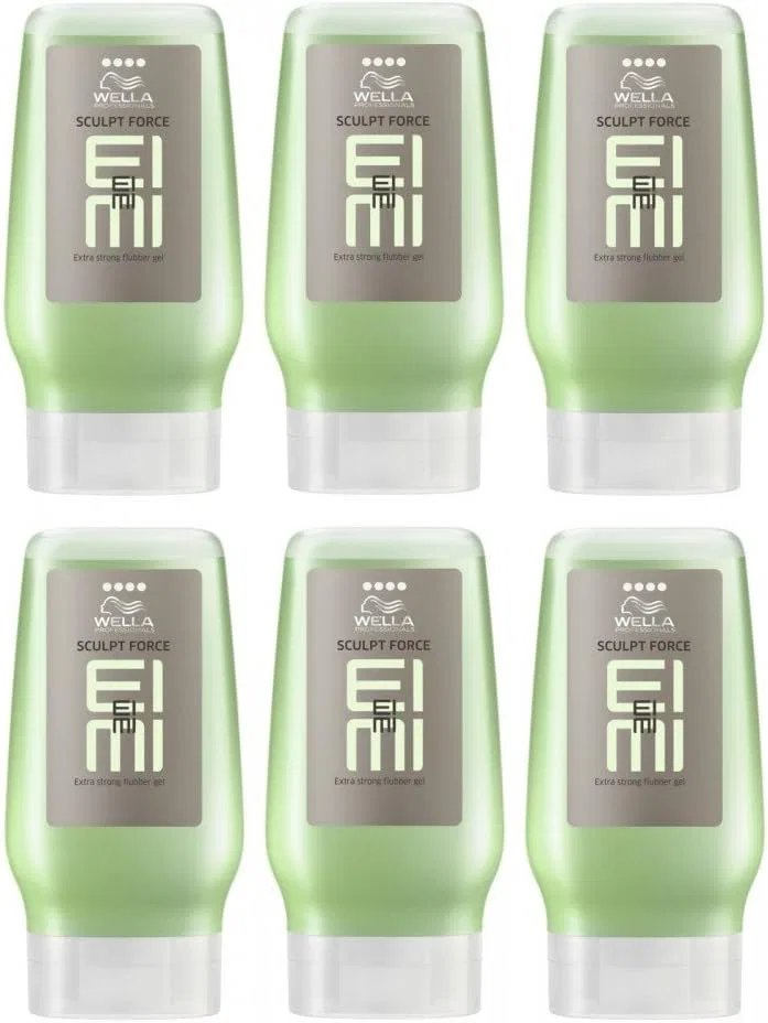 Гель для укладки волос EIMI Sculpt Force от Wella, 6 x 125 мл Wella