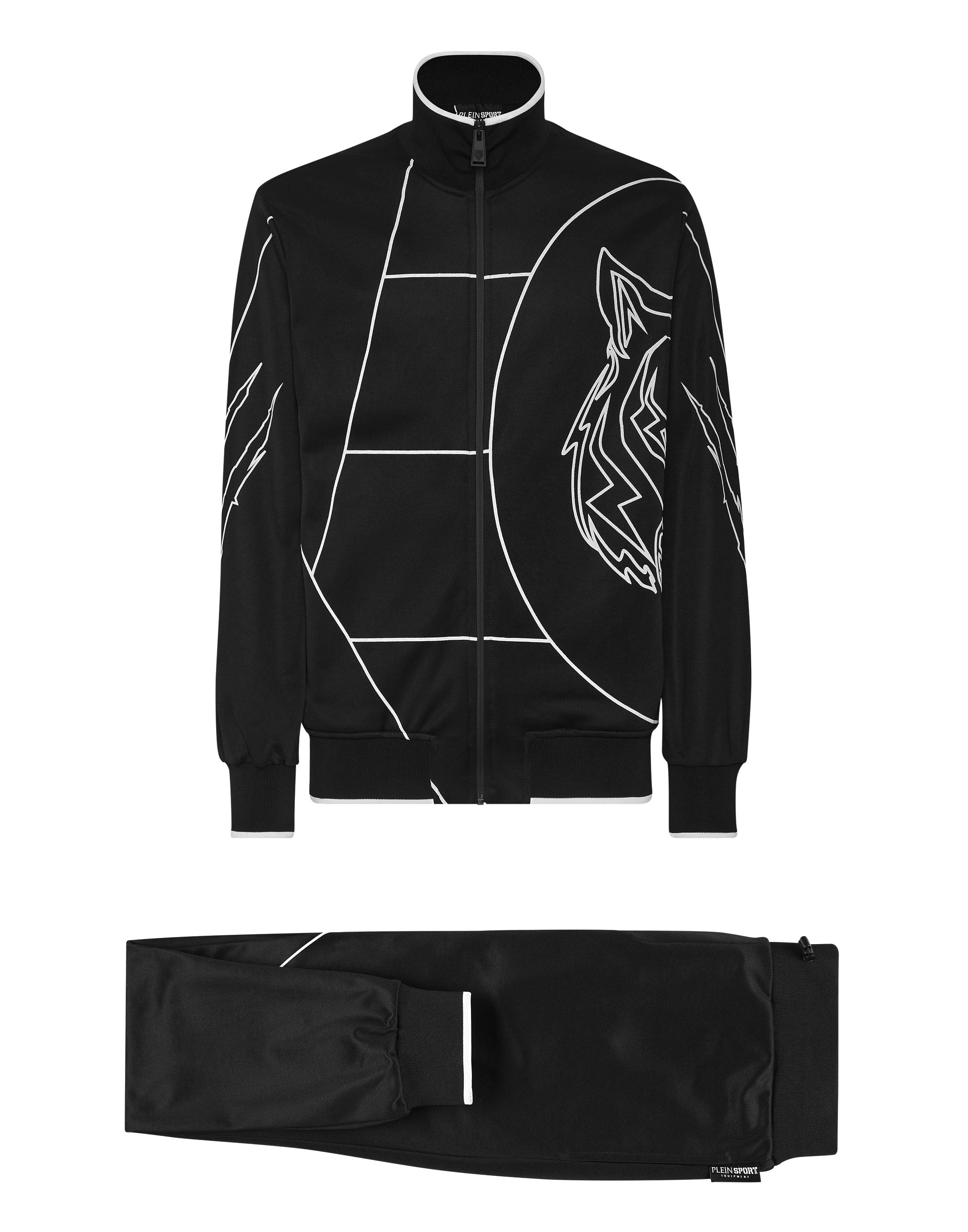 

Спортивный костюм для бега: верх/брюки Tiger Court Edition PLEIN SPORT, черный