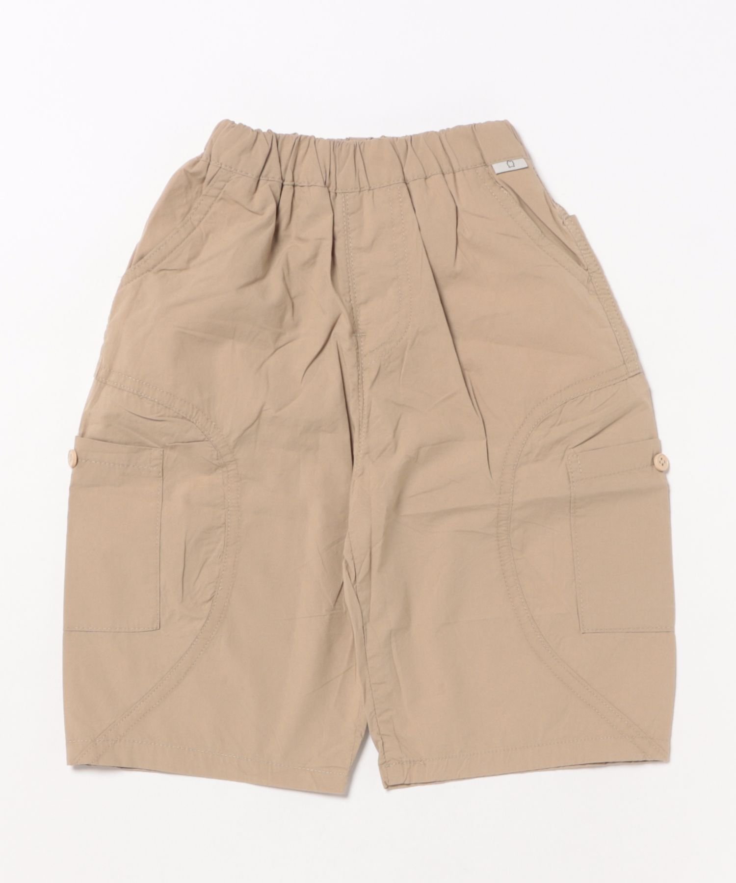 Простые цветные шорты Aimoha Kids, beige — фото 3