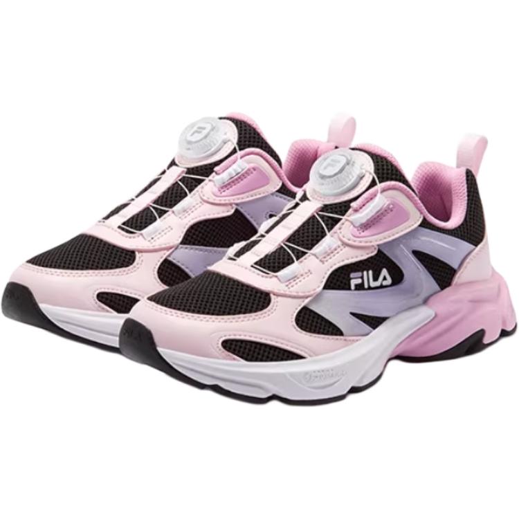 Кроссовки для бега для детей с низким верхом FILA KIDS, черный/розовый — фото 2