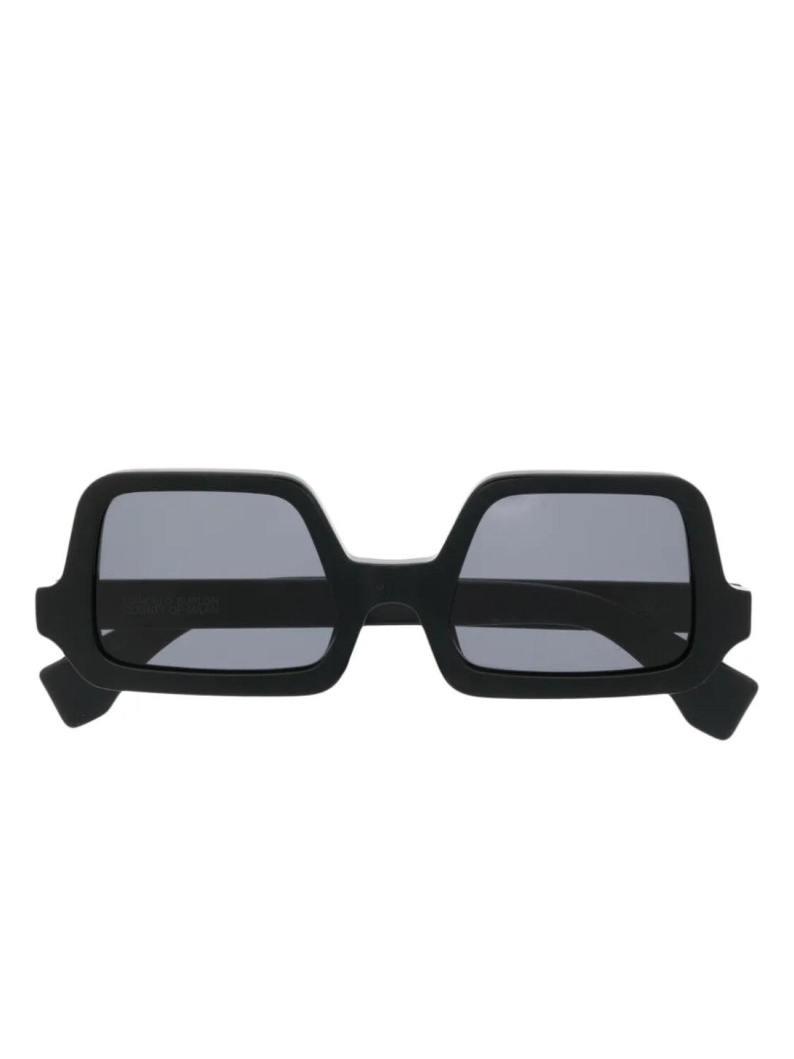 

Marcelo Burlon County of Milan Eyewear солнцезащитные очки Solidago в квадратной оправе, черный
