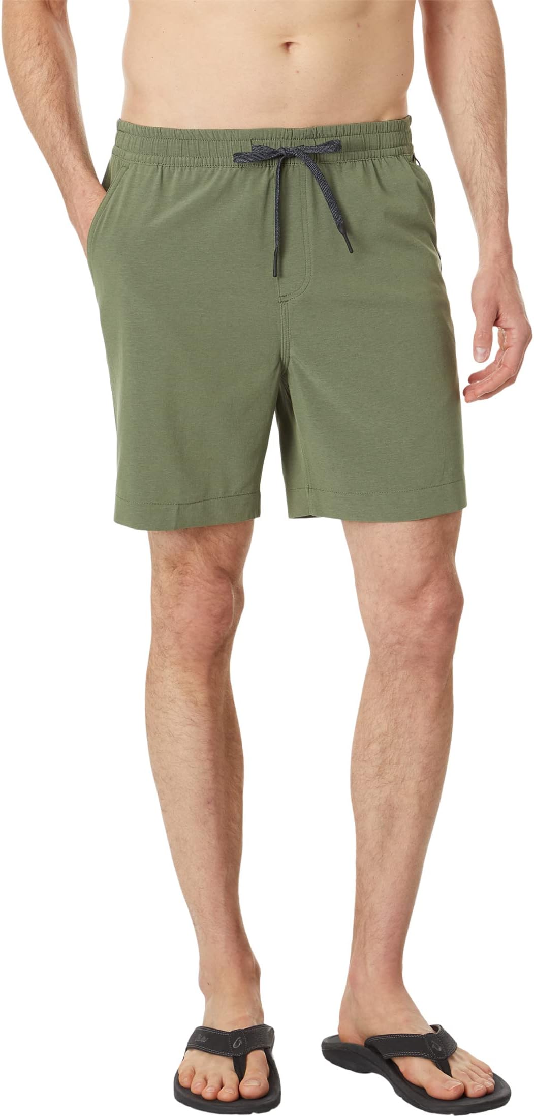 

Шорты Quiksilver Taxer Heather 18" Amphibian Shorts, цвет Four Leaf Clover