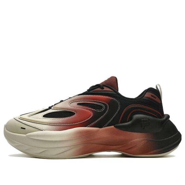 

Кроссовки fashion daddy shoes 'beige black red' Fila Fusion, бежевый