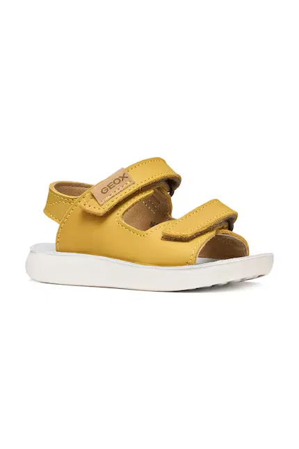 Сандалии из нубука SANDAL LIGHTFLOPPY Geox, желтый