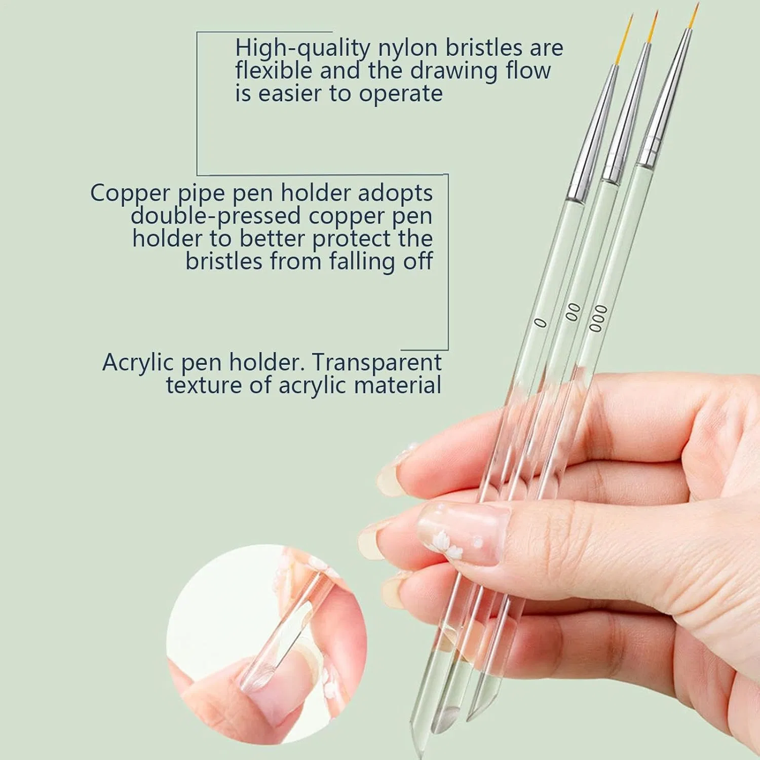 Набор кистей для нейл-арта с дотсом Generic — фото 4
