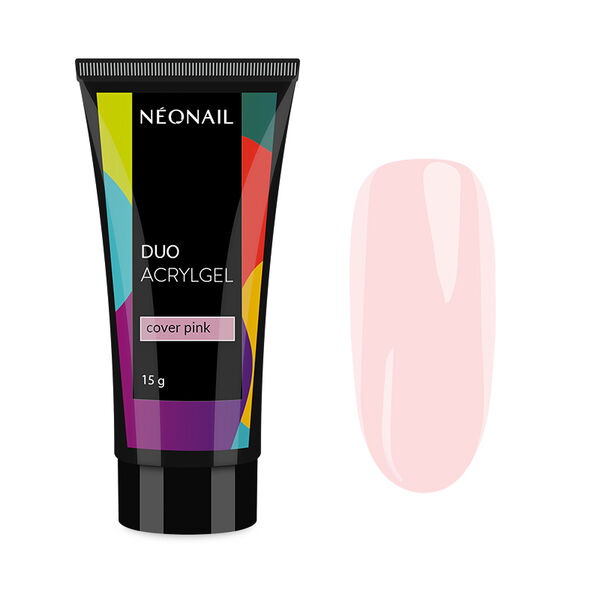 

Наращивание акрилового покрытия для ногтей розовое, 15 г Neonail Duo acrygel, цвет cover pink
