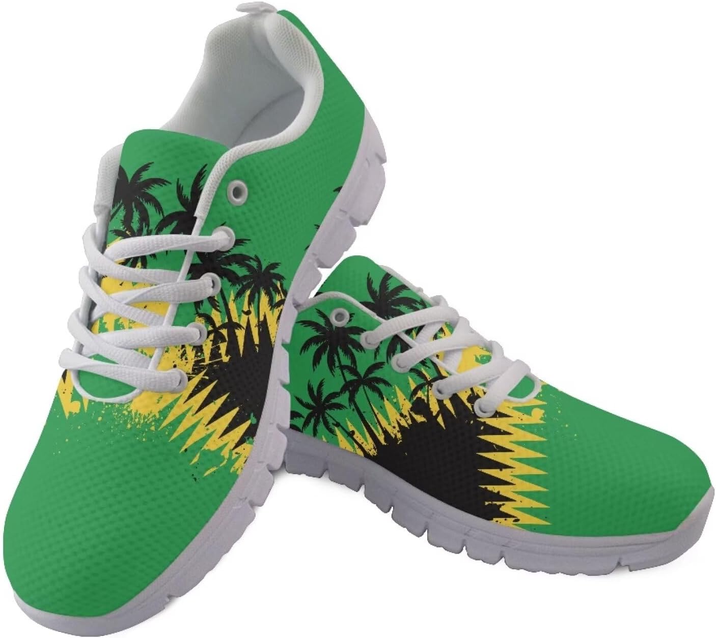 

Кроссовки GIFTPUZZ для женщин и мужчин, спортивные, с сетчатым верхом, дышащие, повседневные, легкие, для ходьбы, зеленый