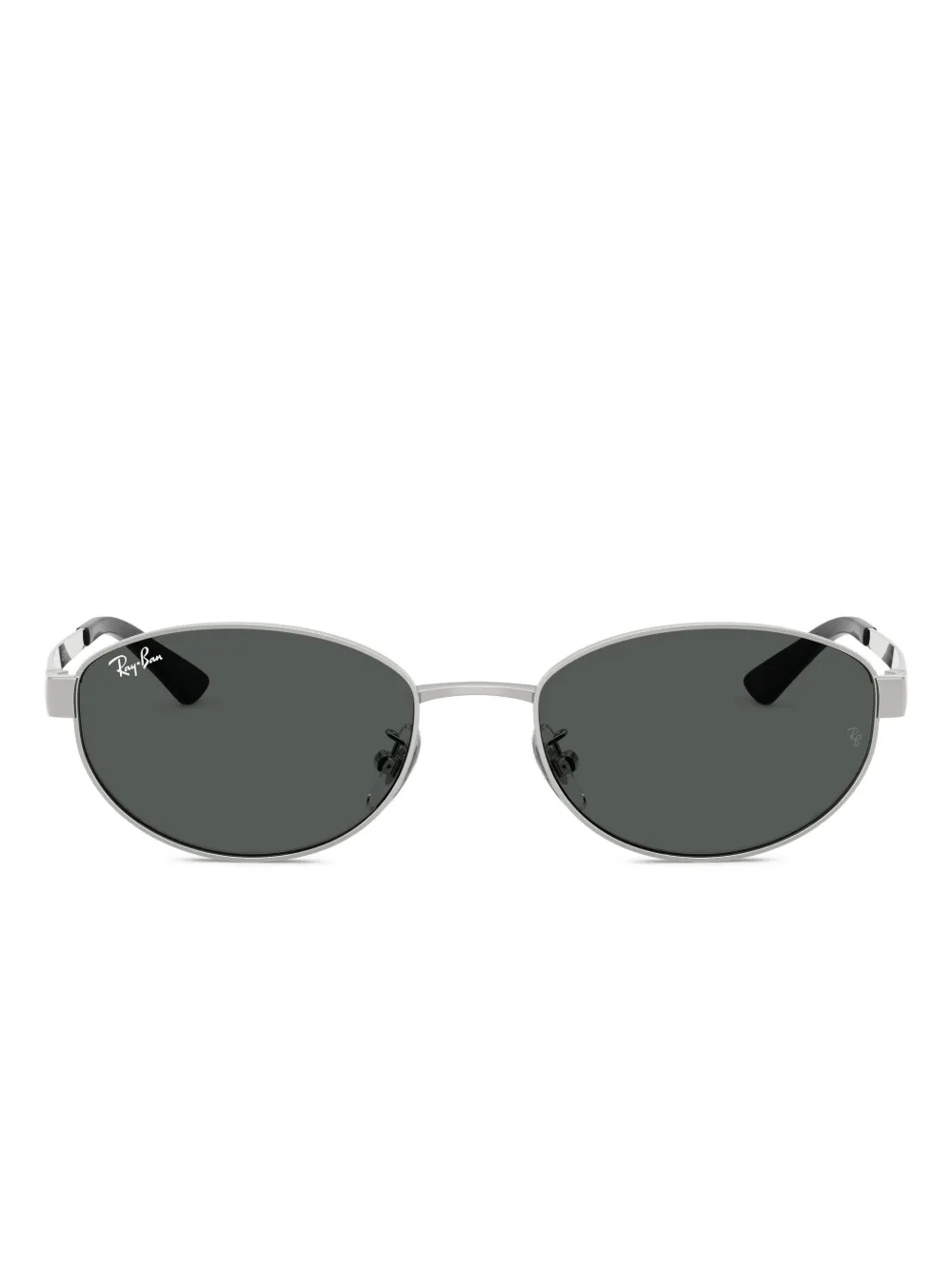 

Солнцезащитные очки в овальной оправе Ray-Ban, серебряный