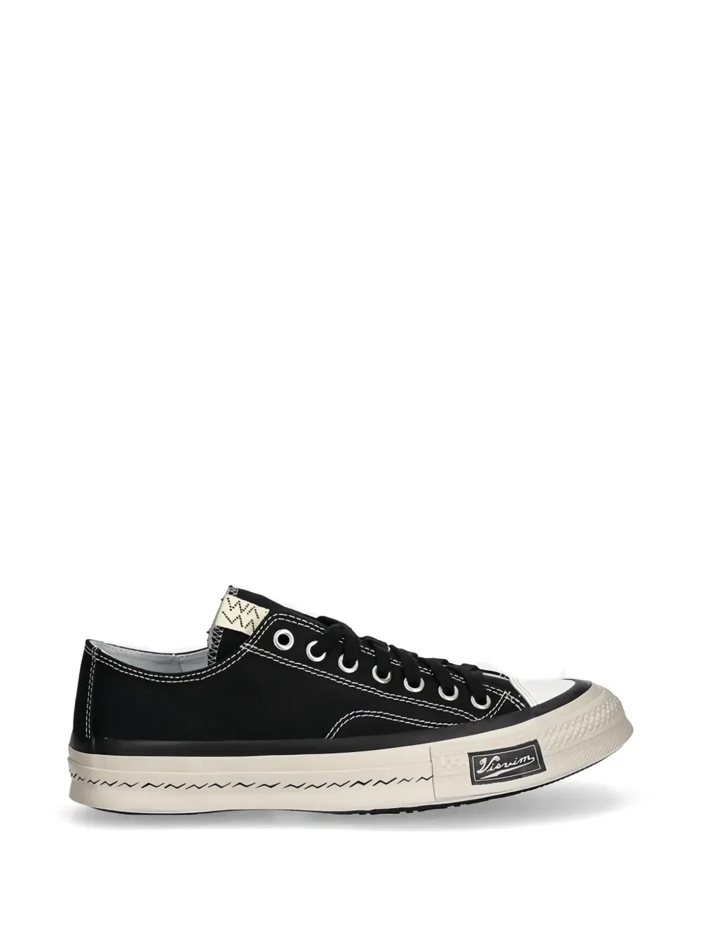 Кроссовки с контрастной строчкой Visvim, черный