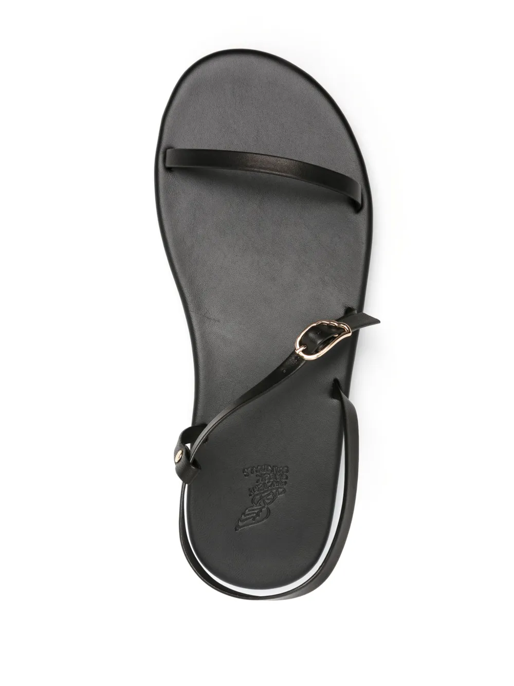 Сандалии Niove на плоской подошве Ancient Greek Sandals, черный — фото 4