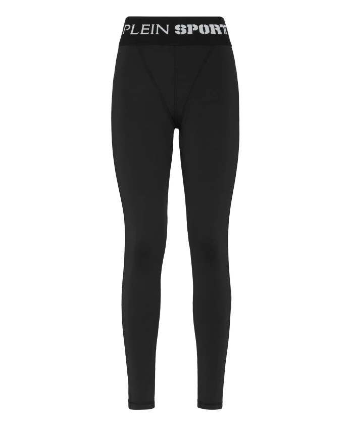 

Леггинсы для бега с эффектом пуш-ап, базовые Plein Sport, черный