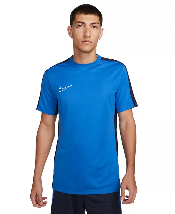 

Мужская футбольная футболка с коротким рукавом Academy Dri-FIT Nike, синий