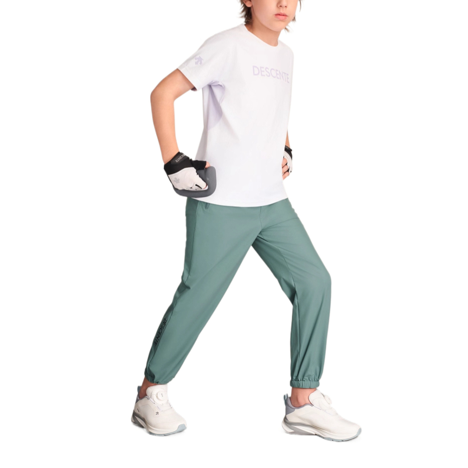 Тренировочные детские спортивные штаны Fall Spring Kids' DESCENTE, зеленый — фото 3