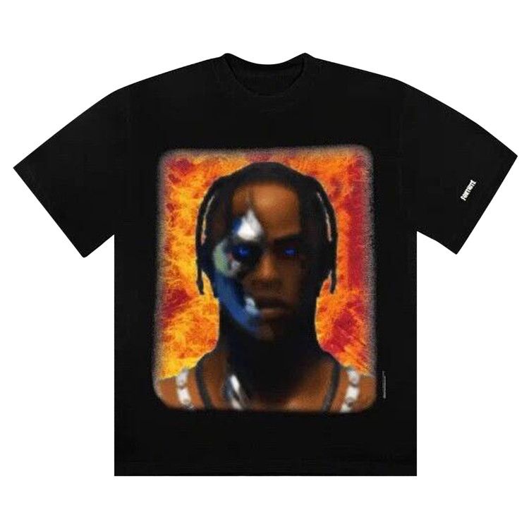 

Футболка Cactus Jack by Travis Scott x Fortnite T-3500 Portrait T-Shirt, Black