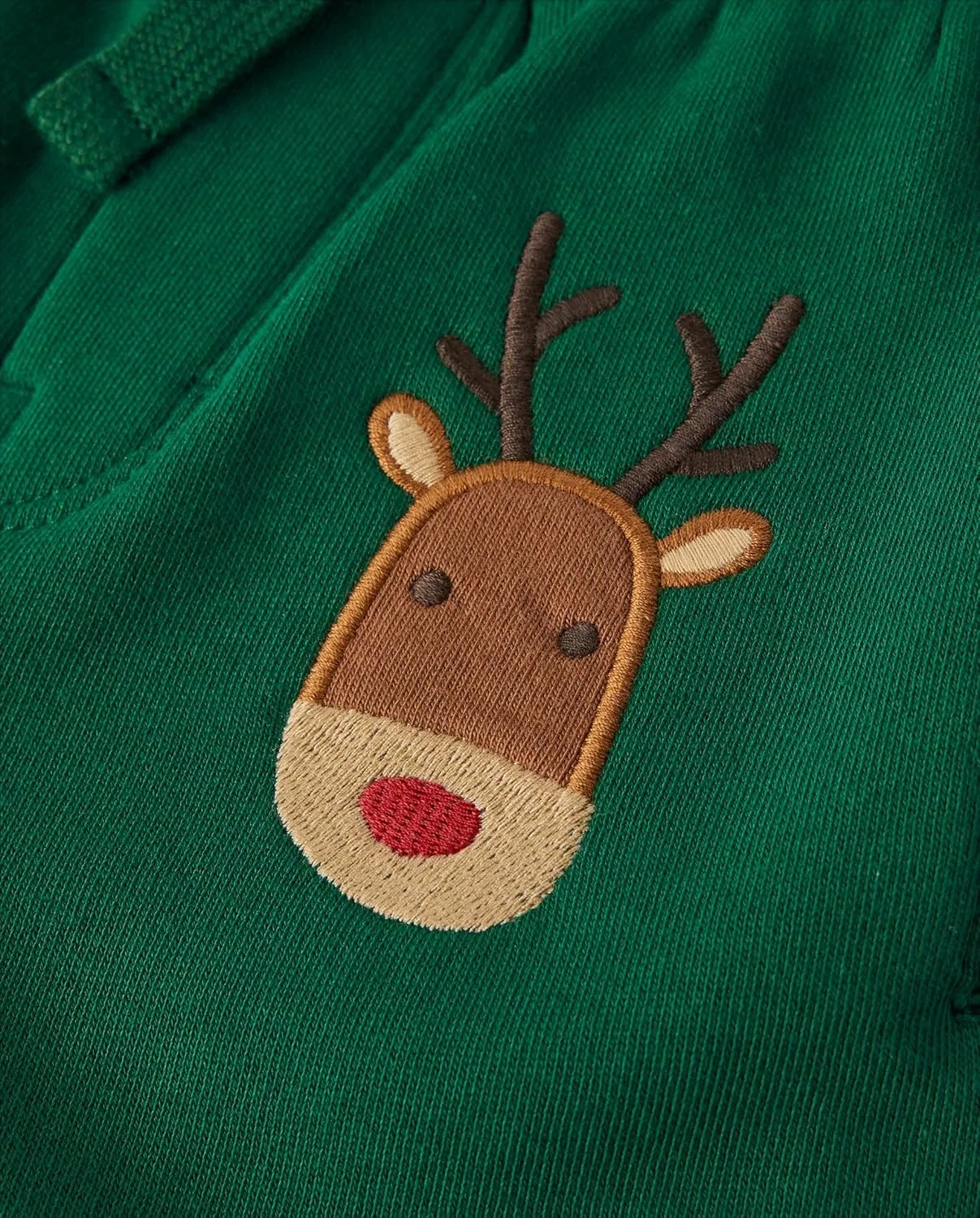 Детские флисовые спортивные штаны Gymboree для мальчиков и малышей, Green Reindeer — фото 2