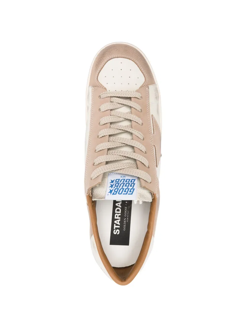 Кроссовки Stardan со звездными деталями Golden Goose, нейтральный — фото 4