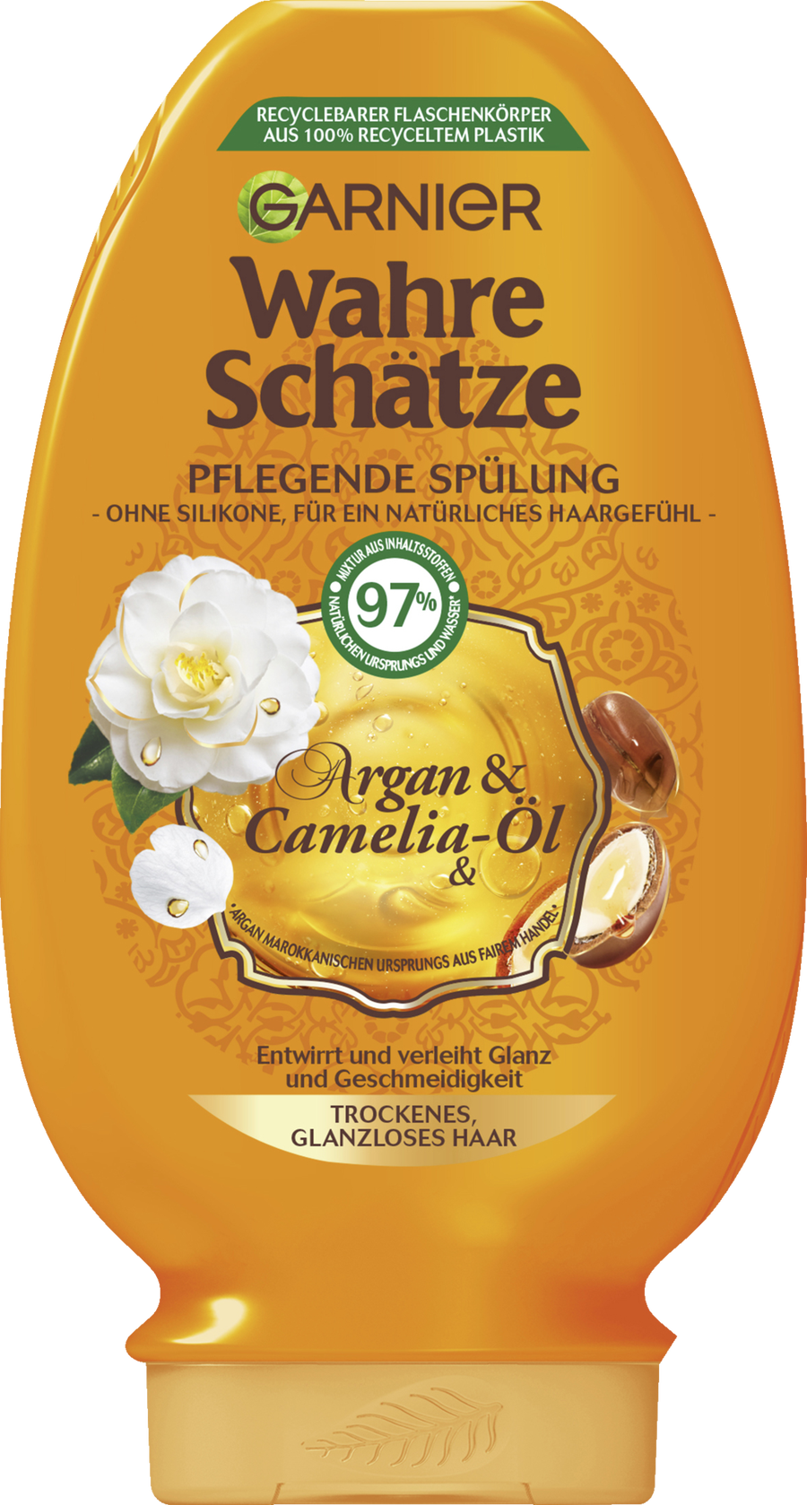 

Кондиционер Garnier Wahre Schätze Pflegende Spülung Argan & Camelia-Öl