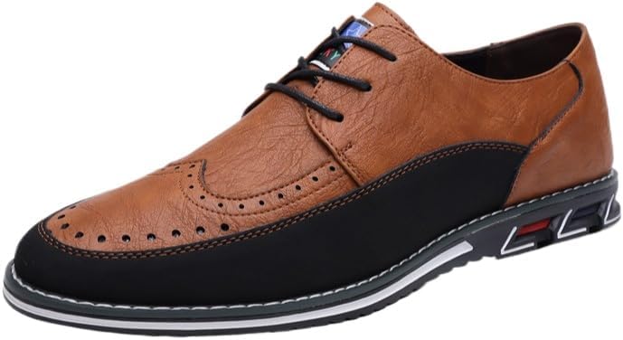 

Мужские оксфорды, повседневная обувь для офиса, комфортные лоферы для мужчин Hhhchpm, оранжевый